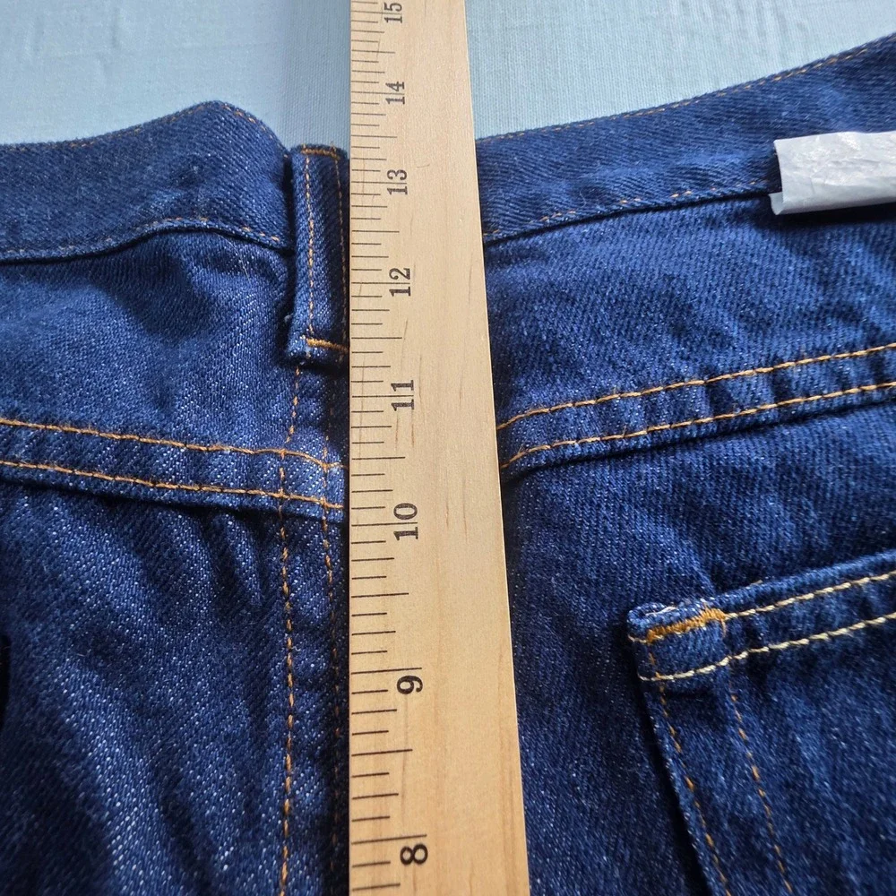 Red Kap Mens PD63PW4 Pre-Washed Denim Work Jeans Indigo Blue 12x30 Straight Leg